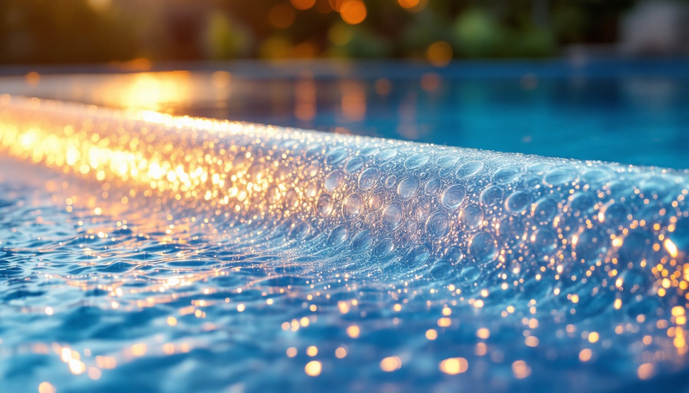 découvrez comment utiliser efficacement une bâche à bulles pour chauffer votre piscine, économiser de l'énergie et prolonger la saison de baignade.
