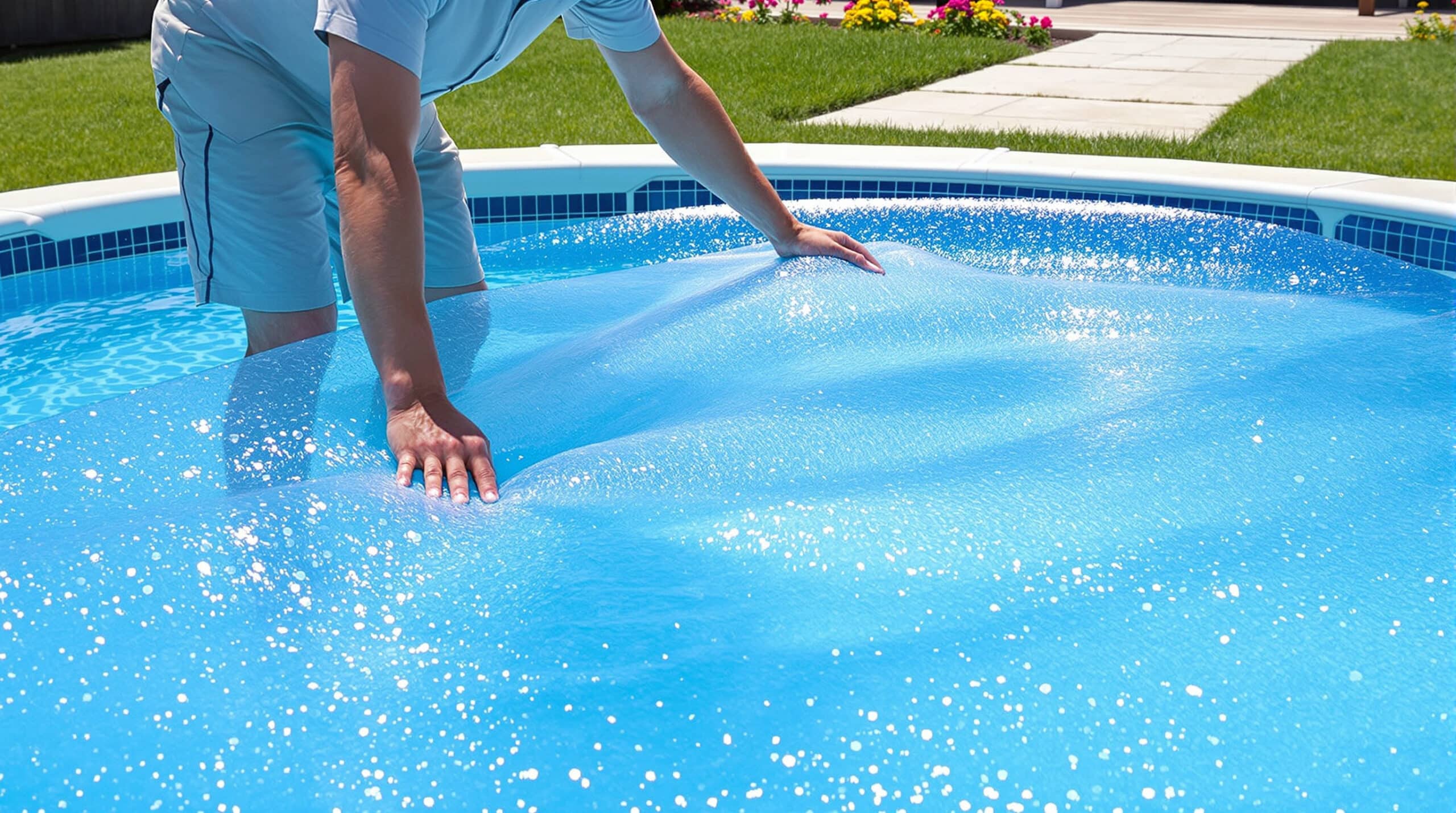 apprenez étape par étape comment installer facilement une bâche à bulles sur votre piscine pour maintenir la chaleur et protéger l'eau.