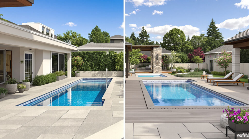 découvrez les différences entre piscinelle et desjoyaux pour choisir le pisciniste idéal pour votre projet de piscine.