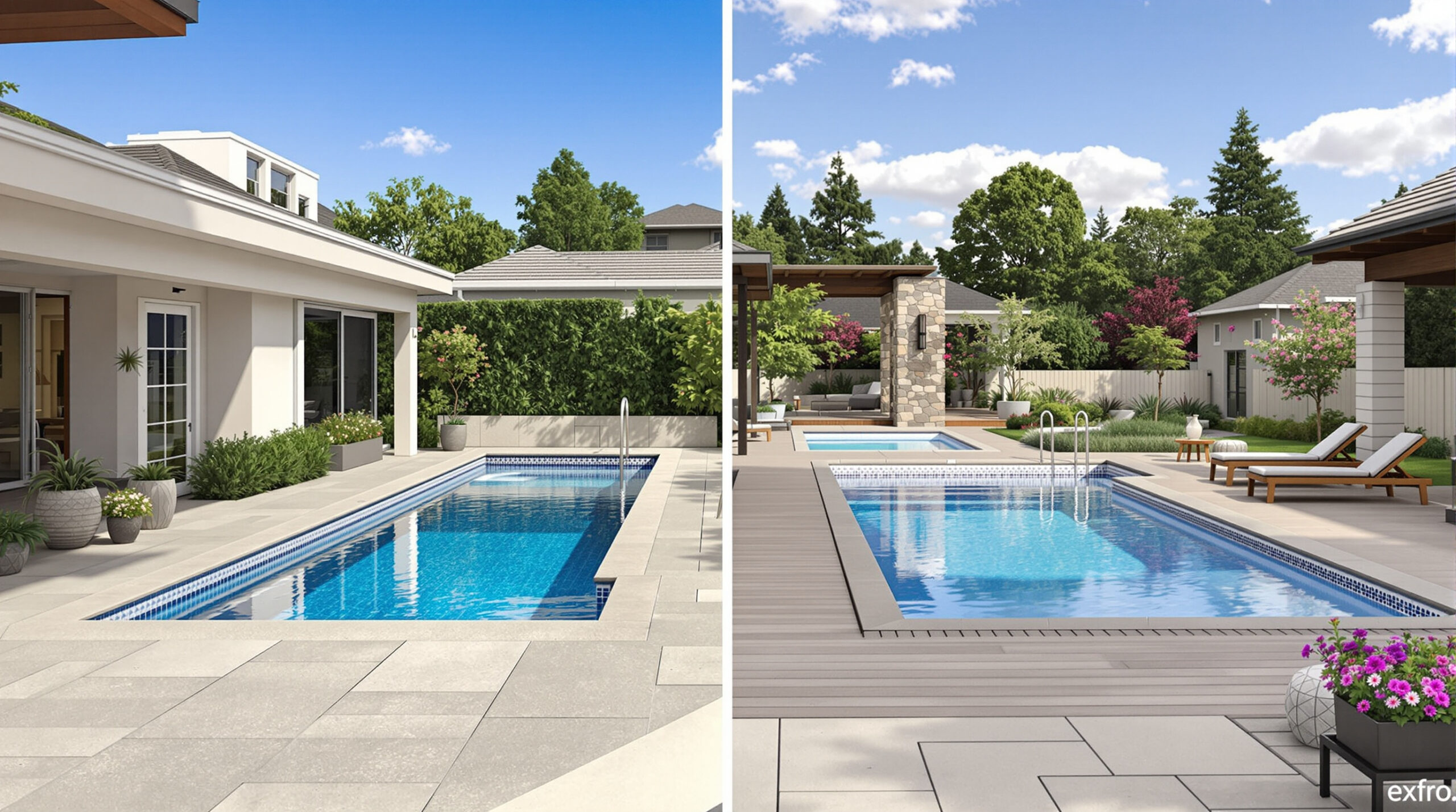 découvrez les différences entre piscinelle et desjoyaux pour choisir le pisciniste idéal pour votre projet de piscine.