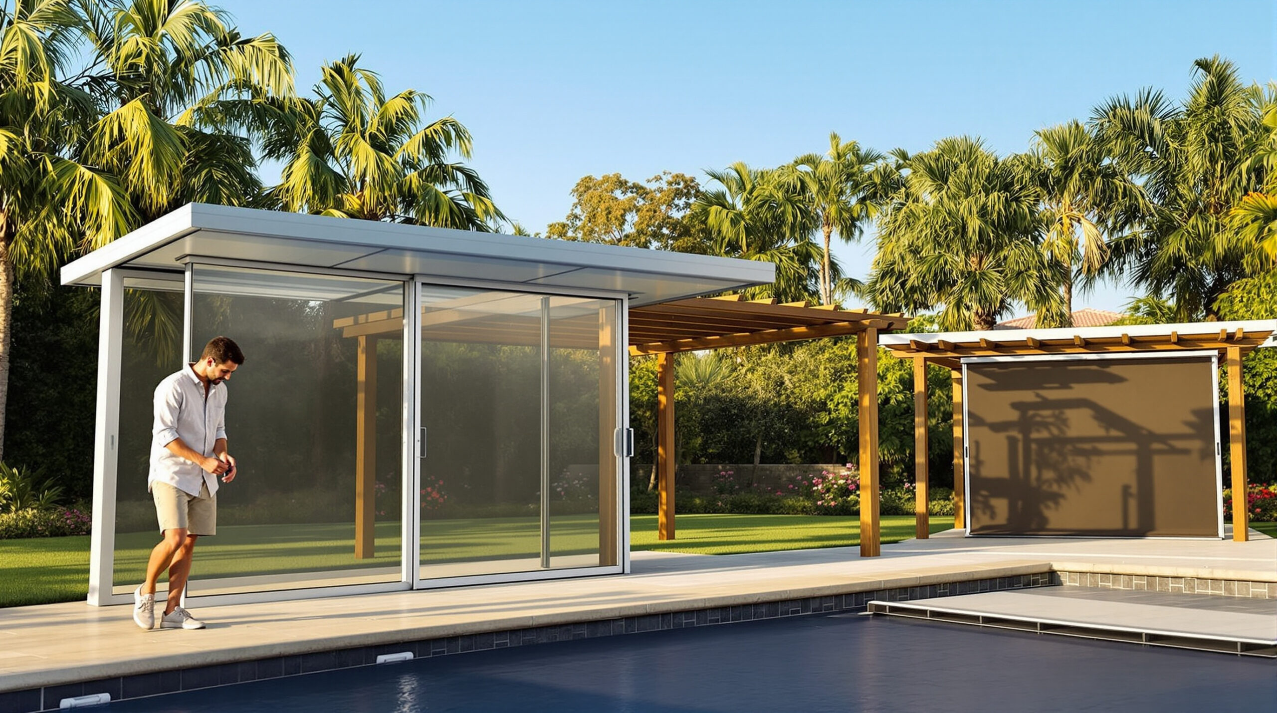 découvrez notre guide complet pour choisir l'abri idéal pour votre piscine, avec des conseils pratiques pour allier sécurité, confort et esthétique toute l'année.