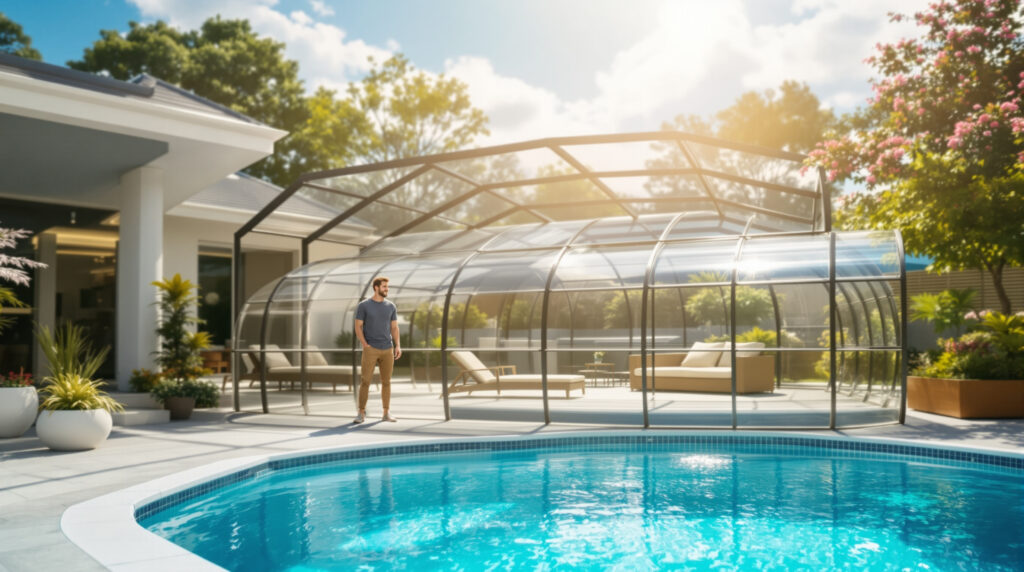 découvrez notre guide complet pour estimer le budget nécessaire à la construction d'un abri de piscine, avec conseils et astuces pour bien planifier votre projet.